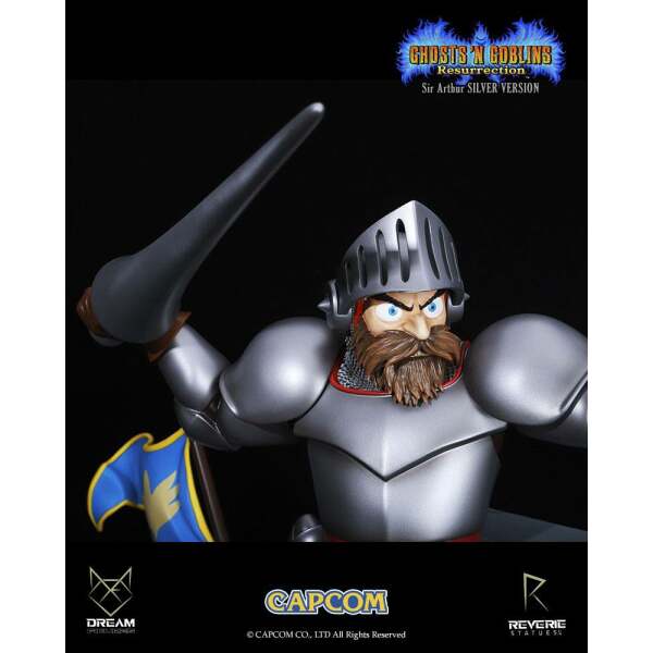 Estatua Sir Arthur Silver Version Ghosts ‘n Goblins Resurrection 1/6 44 cm - Collector4u.com