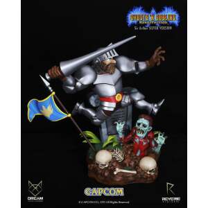 Estatua Sir Arthur Silver Version Ghosts N Goblins Resurrection 1 6 44 Cm