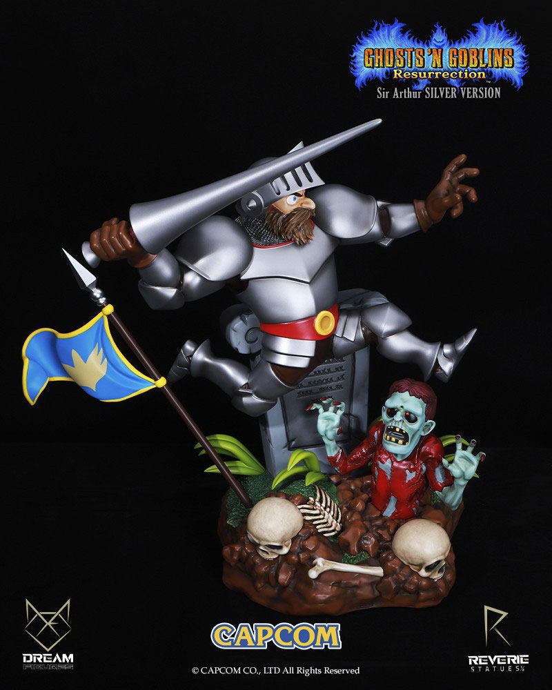 Estatua Sir Arthur Silver Version Ghosts ‘n Goblins Resurrection 1/6 44 cm