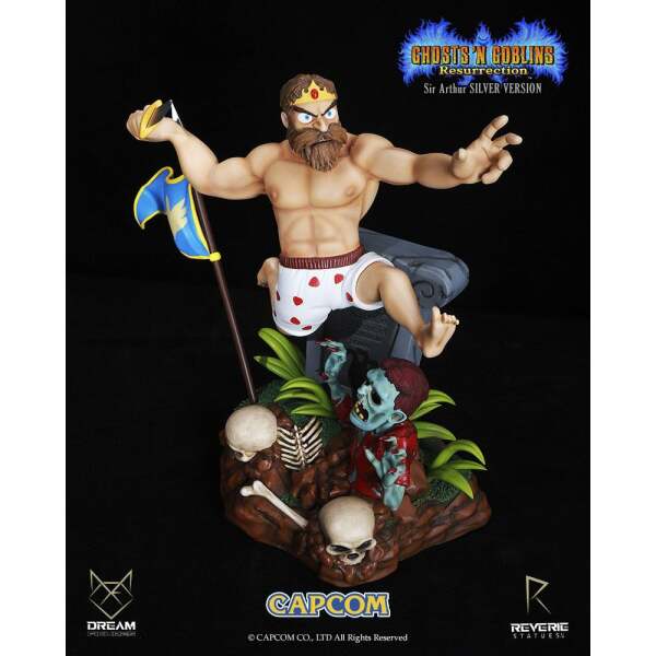 Estatua Sir Arthur Underwear Version Ghosts ‘n Goblins Resurrection 1/6 44 cm - Collector4u.com