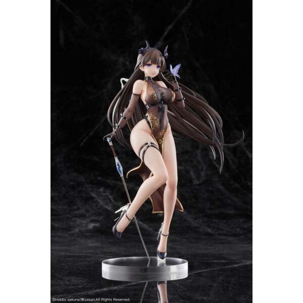 Estatua Moen Devil Original Illustration Pvc 1 6 Ver Illustration By Kishi Yasuri 26 Cm