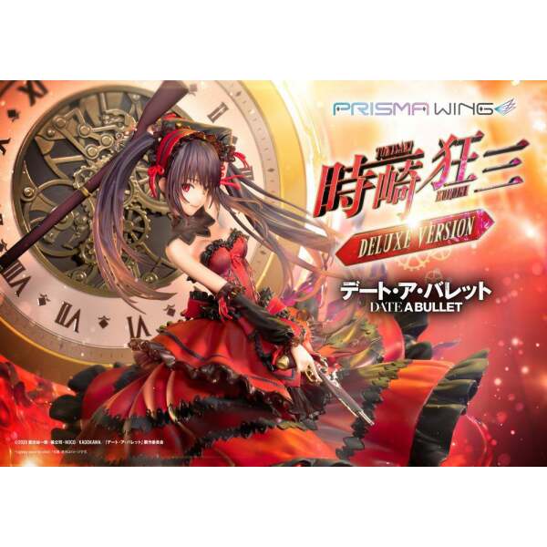 Estatua Prisma Wing Kurumi Tokisaki Deluxe Version Date A Live Fragment: Date A Bullet PVC 1/7 37 cm