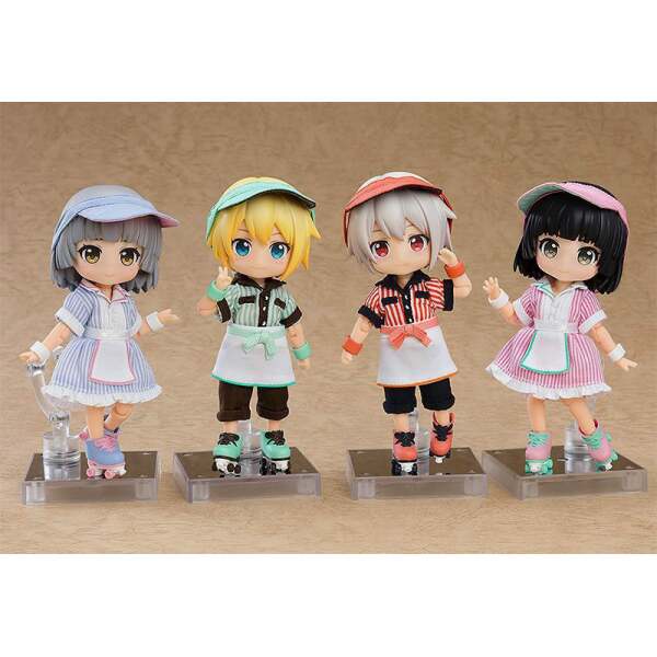 Accesorios para las Figuras Nendoroid Original Character Doll Outfit Set: Diner – Boy (Green) - Collector4u.com