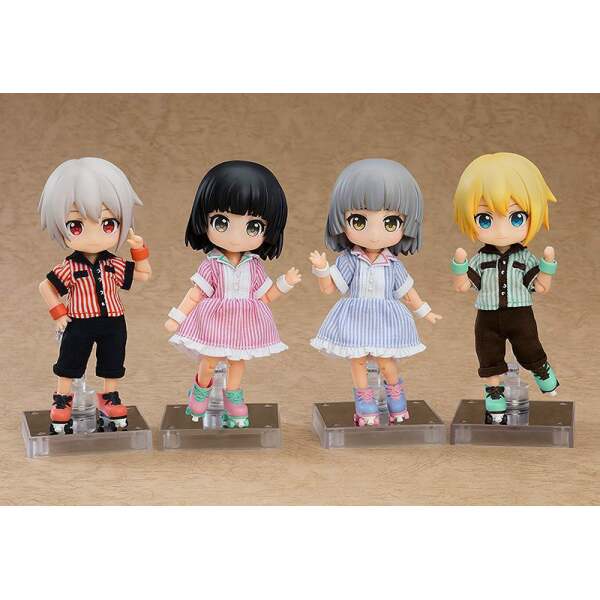 Accesorios para las Figuras Nendoroid Original Character Doll Outfit Set: Diner – Boy (Green) - Collector4u.com