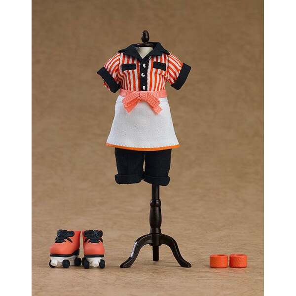 Accesorios para las Figuras Nendoroid Original Character Doll Outfit Set: Diner – Boy (Orange) - Collector4u.com
