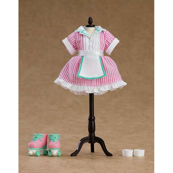 Accesorios para las Figuras Nendoroid Original Character Doll Outfit Set: Diner – Girl (Pink) - Collector4u.com