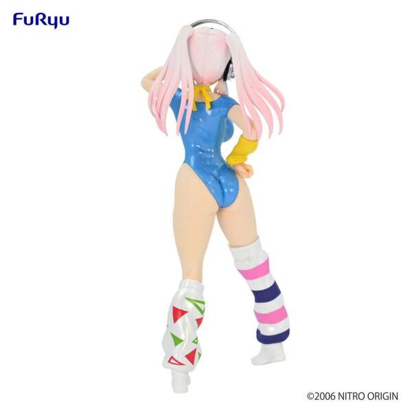 Estatua Super Sonico Concept Figure 80’s Super Sonico PVC Another Color/Blue Ver. 18 cm - Collector4u.com