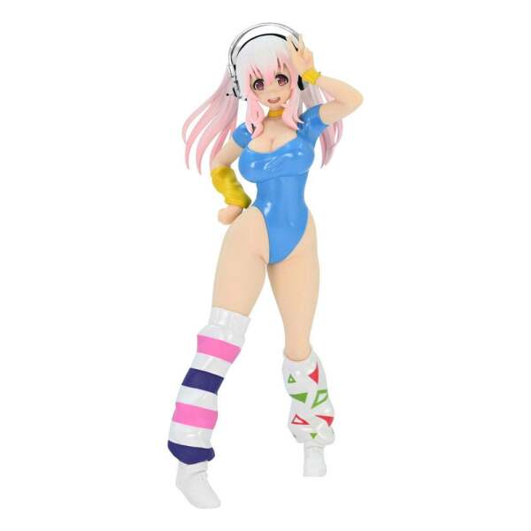 Estatua Super Sonico Concept Figure 80 Super Sonico Pvc Another Color Blue Ver 18 Cm