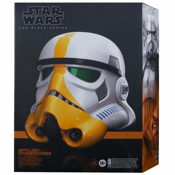 Casco electrónico Artillery Stormtrooper Star Wars: The Mandalorian Black Series Hasbro - Collector4u.com