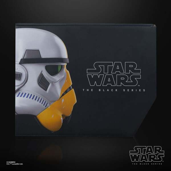 Casco electrónico Artillery Stormtrooper Star Wars: The Mandalorian Black Series Hasbro - Collector4u.com