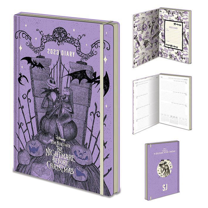 Diario 2023 The Nightmare Before Christmas Couple Caja Pyramid