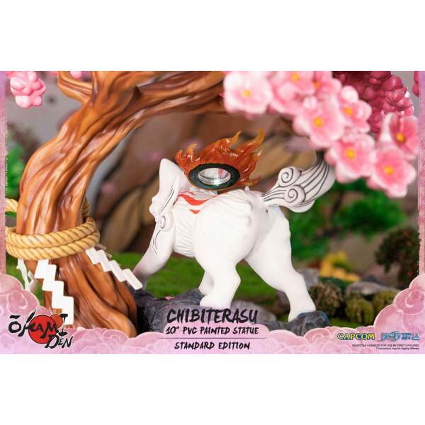 Estatua Chibiterasu Okamiden PVC 24 cm First 4 Figures - Collector4u.com