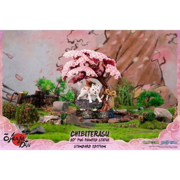 Estatua Chibiterasu Okamiden PVC 24 cm First 4 Figures - Collector4u.com