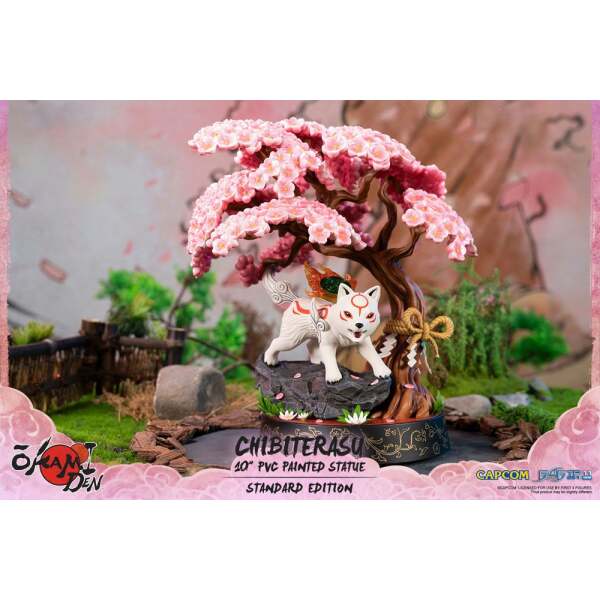 Estatua Chibiterasu Okamiden PVC 24 cm First 4 Figures - Collector4u.com