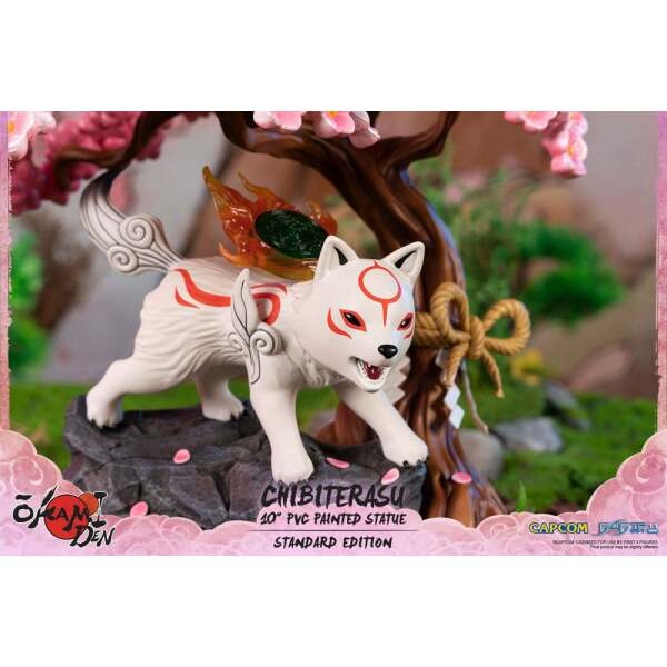 Estatua Chibiterasu Okamiden PVC 24 cm First 4 Figures - Collector4u.com