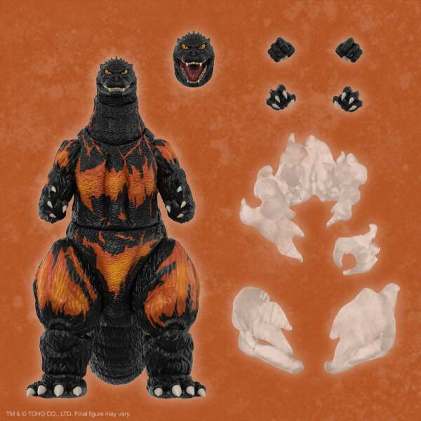 Figura Ultimates Burning Godzilla 1995 Toho 20 cm Super7 - Collector4u.com