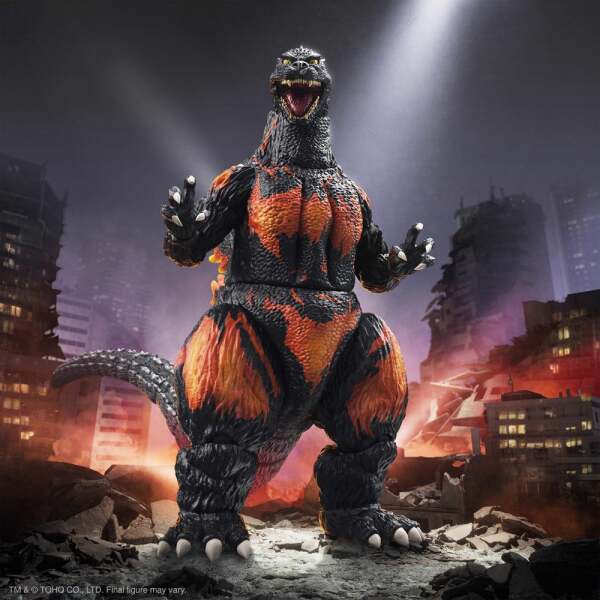 Figura Ultimates Burning Godzilla 1995 Toho 20 Cm Super7