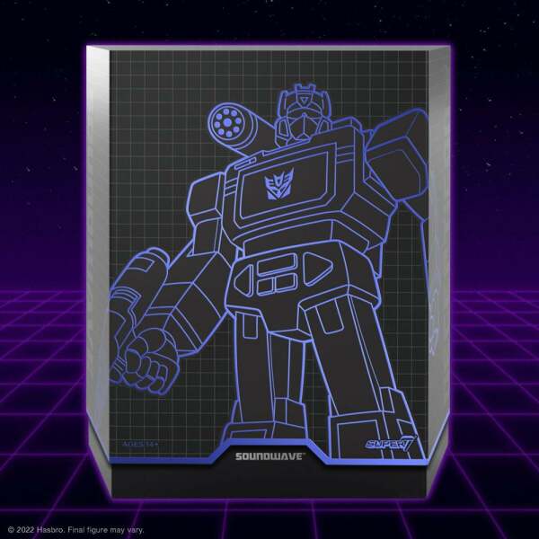 Figura Ultimates Soundwave G1 Transformers 18 cm Super7 - Collector4u.com