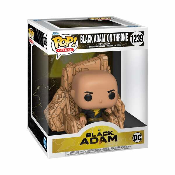 Funko Black Adam on Throne Black Adam POP! Deluxe Vinyl Figura 9 cm - Collector4u.com