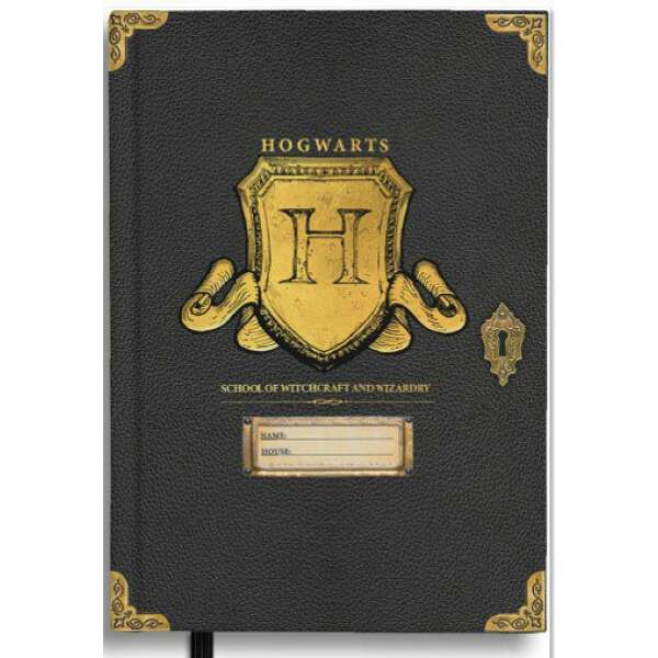 Libreta A5 Hogwarts Shield Harry Potter