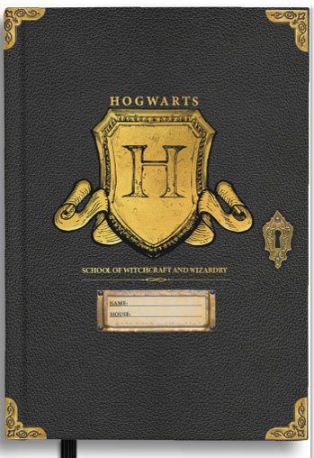 Libreta A5 Hogwarts Shield Harry Potter