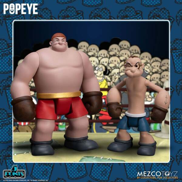 Set Popeye & Oxheart Popeye Figuras 5 Points Deluxe 9 cm - Collector4u.com