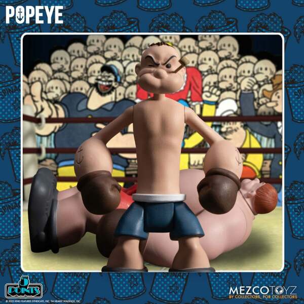 Set Popeye & Oxheart Popeye Figuras 5 Points Deluxe 9 cm - Collector4u.com