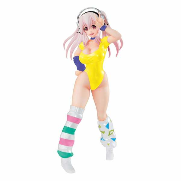 Estatua Super Sonico Concept Figure 80 Super Sonico Pvc Another Color Yellow Ver 18 Cm