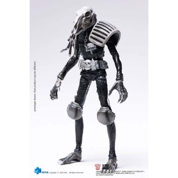 Figura Exquisite Mini Black and White Judge Mortis 2000 AD 1/18 10 cm - Collector4u.com