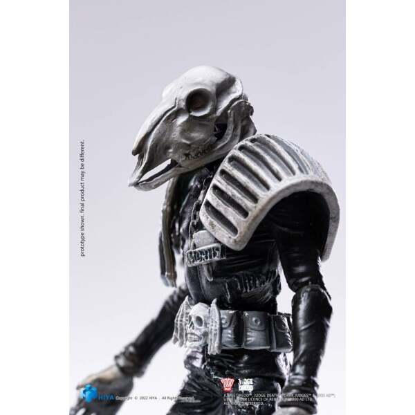 Figura Exquisite Mini Black and White Judge Mortis 2000 AD 1/18 10 cm - Collector4u.com