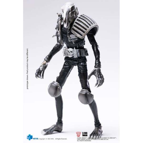 Figura Exquisite Mini Black and White Judge Mortis 2000 AD 1/18 10 cm - Collector4u.com