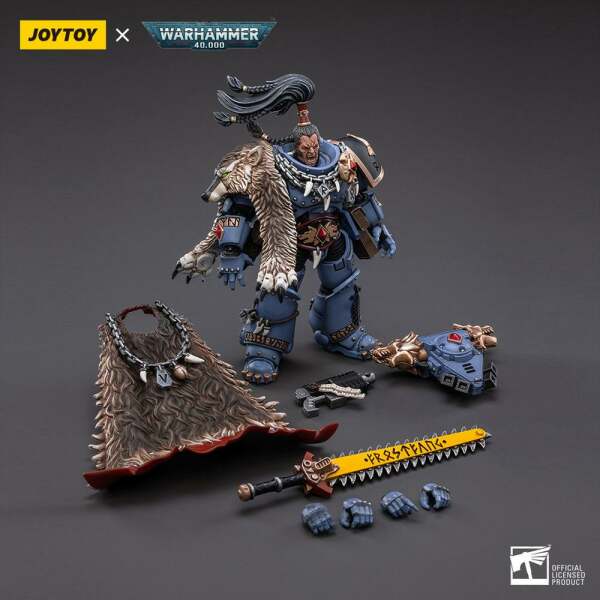 Figura Space Wolves Ragnar Blackmane Warhammer 40k 1/18 13 cm - Collector4u.com