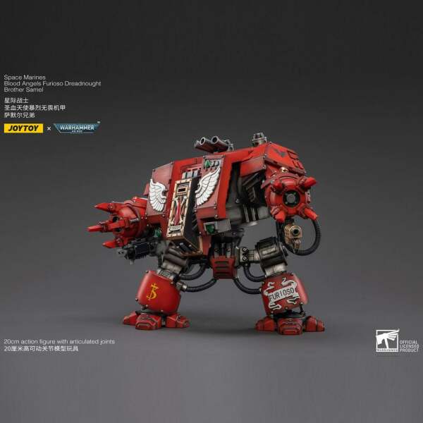 Figura Blood Angels Furioso Dreadnought Brother Samel Warhammer 40k 1/18 20 cm - Collector4u.com