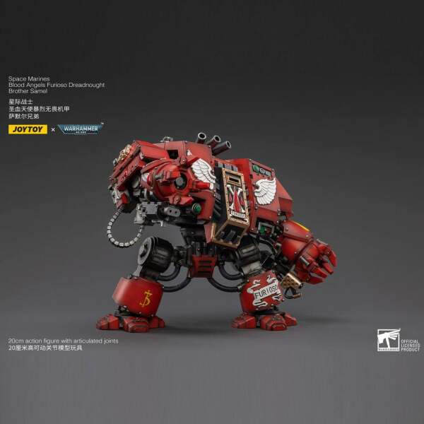 Figura Blood Angels Furioso Dreadnought Brother Samel Warhammer 40k 1/18 20 cm - Collector4u.com