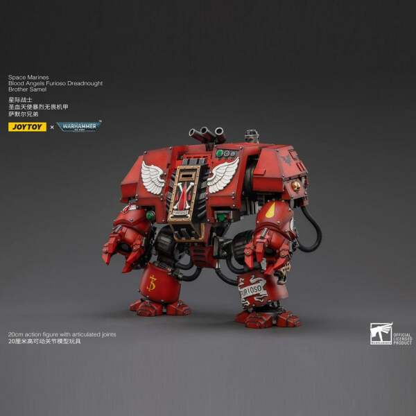 Figura Blood Angels Furioso Dreadnought Brother Samel Warhammer 40k 1/18 20 cm - Collector4u.com