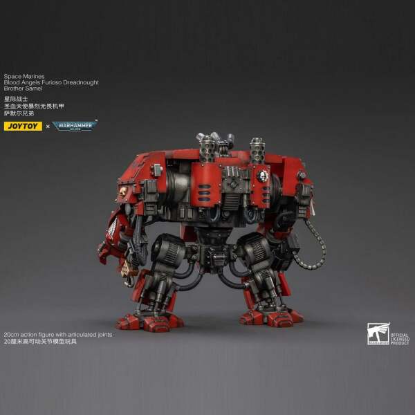 Figura Blood Angels Furioso Dreadnought Brother Samel Warhammer 40k 1/18 20 cm - Collector4u.com