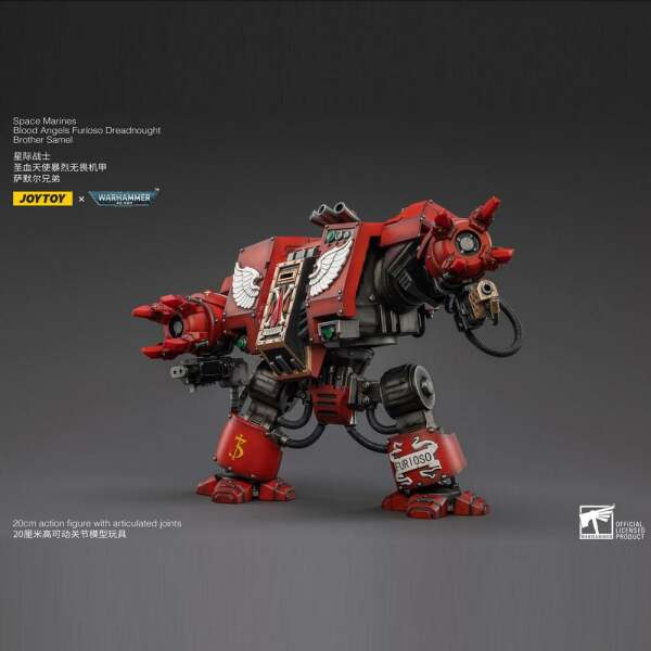 Figura Blood Angels Furioso Dreadnought Brother Samel Warhammer 40k 1/18 20 cm - Collector4u.com