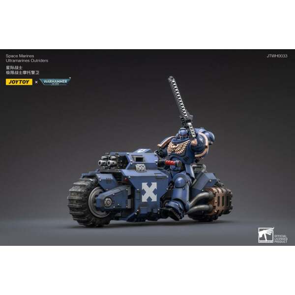 Vehículo Ultramarines Outrider Bike Warhammer 40k 1/18 22 cm - Collector4u.com