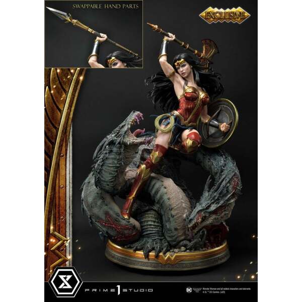 Wonder Woman Estatuas 1 3 Wonder Woman Vs Hydra Regular Exclusive Bonus Version Surtido 3