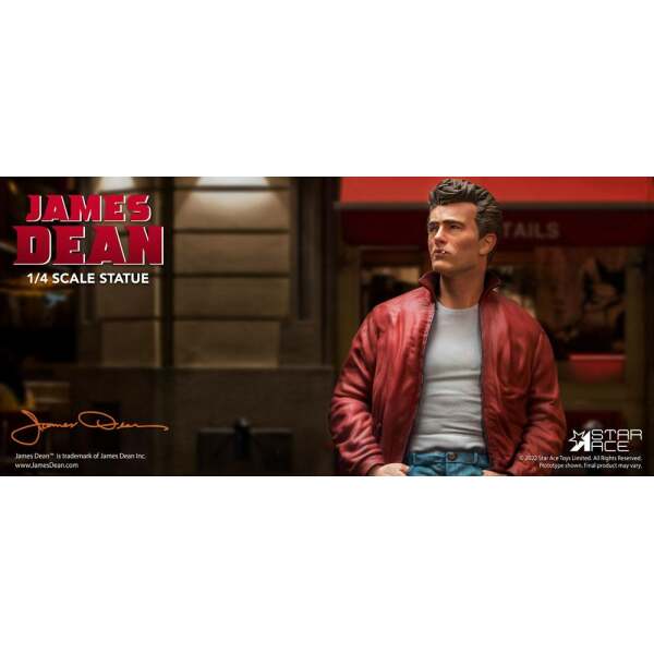 Estatua James Dean 1/4 Superb My Favourite Legend Series James Dean (Red jacket) Deluxe Ver. 52 cm - Collector4u.com