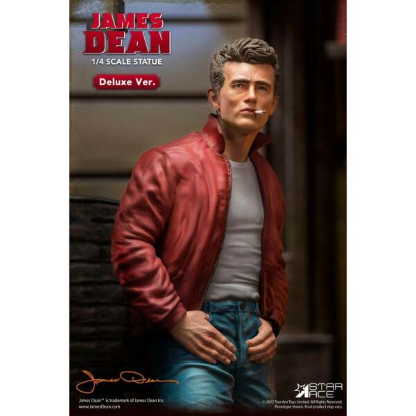 Estatua James Dean 1/4 Superb My Favourite Legend Series James Dean (Red jacket) Deluxe Ver. 52 cm - Collector4u.com