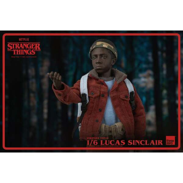 Figura Lucas Sinclair Stranger Things 1/6 23 cm - Collector4u.com