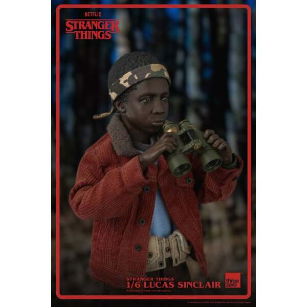 Figura Lucas Sinclair Stranger Things 1/6 23 cm - Collector4u.com