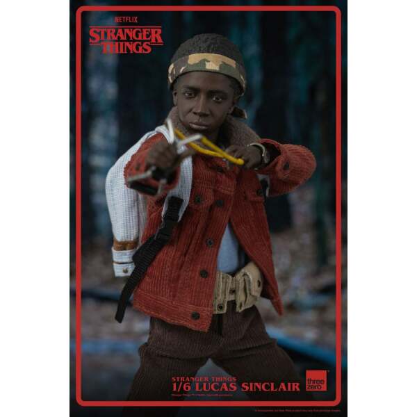 Figura Lucas Sinclair Stranger Things 1/6 23 cm - Collector4u.com