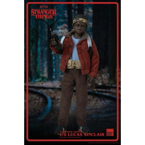 Figura Lucas Sinclair Stranger Things 1/6 23 cm - Collector4u.com