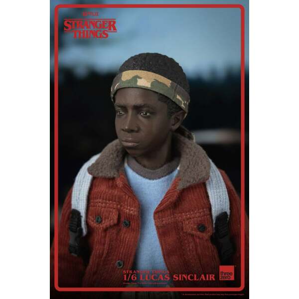 Figura Lucas Sinclair Stranger Things 1/6 23 cm - Collector4u.com