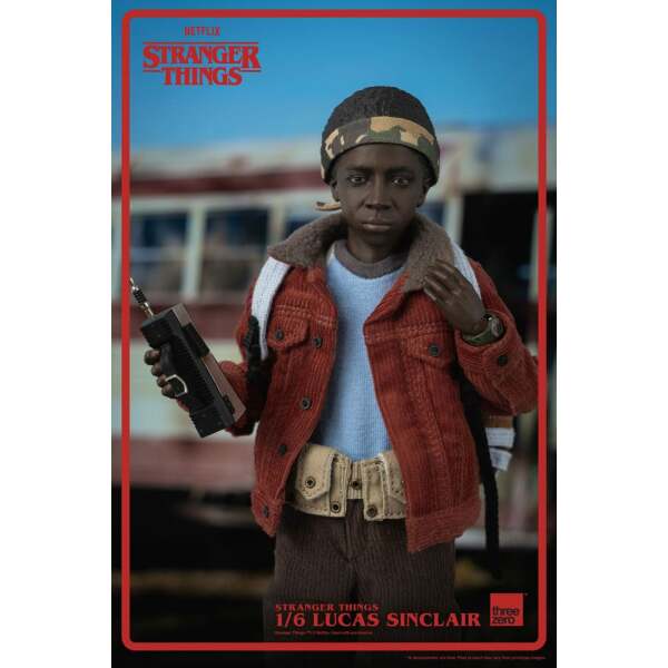 Figura Lucas Sinclair Stranger Things 1/6 23 cm - Collector4u.com