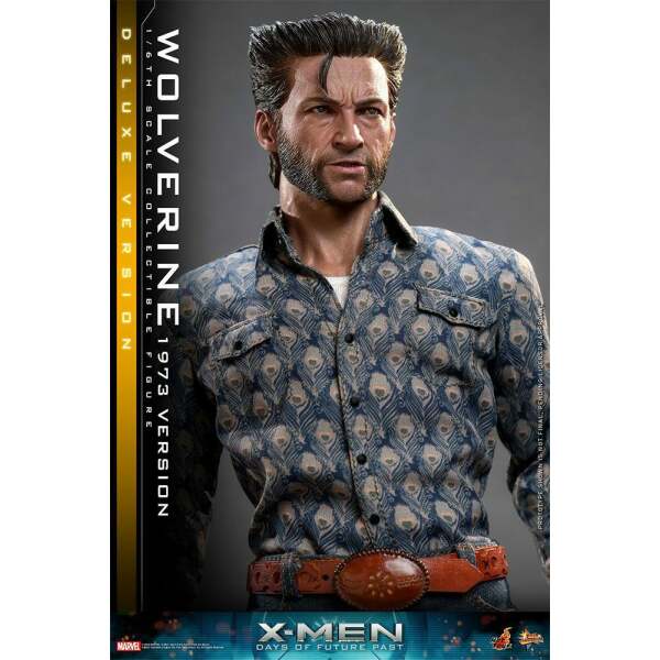 Figura Wolverine 1973 Version Deluxe Version X-Men Días del futuro pasado Movie Masterpiece 1/6 30 cm - Collector4u.com