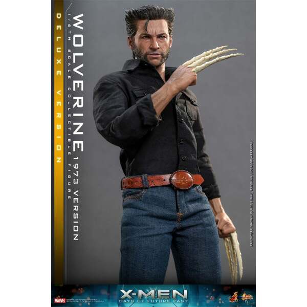 Figura Wolverine 1973 Version Deluxe Version X-Men Días del futuro pasado Movie Masterpiece 1/6 30 cm - Collector4u.com