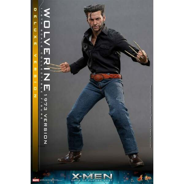 Figura Wolverine 1973 Version Deluxe Version X-Men Días del futuro pasado Movie Masterpiece 1/6 30 cm - Collector4u.com